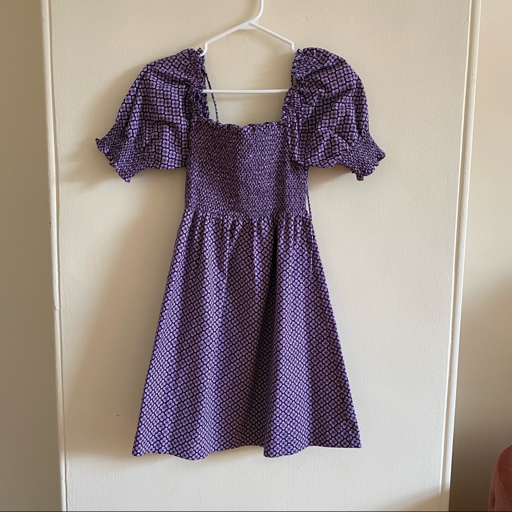 Hill House Athena Plum Purple Floral Jacquard - XS
